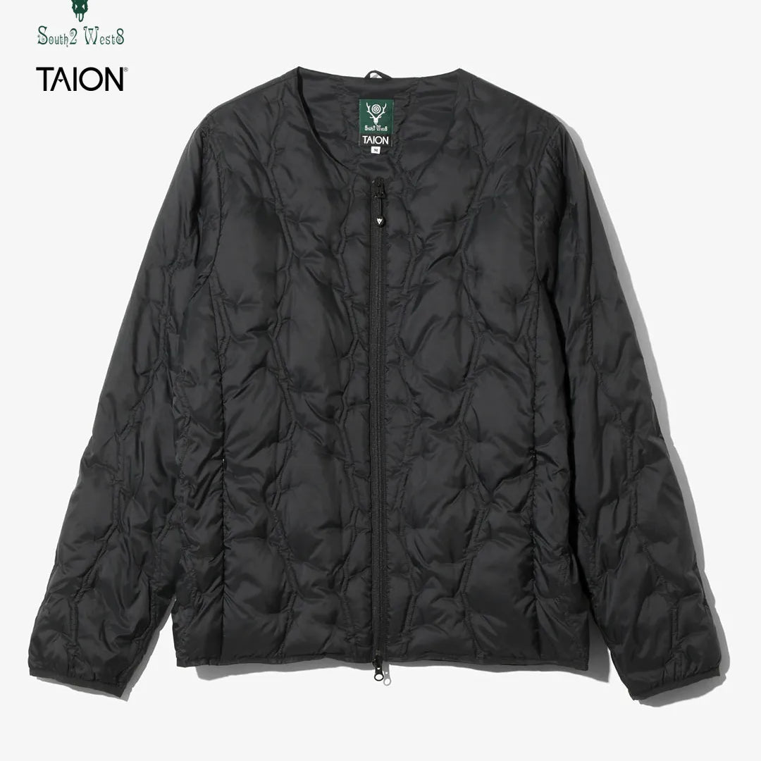 South2 West8 x TAION Crewneck Zip Down Jacket <RW698>