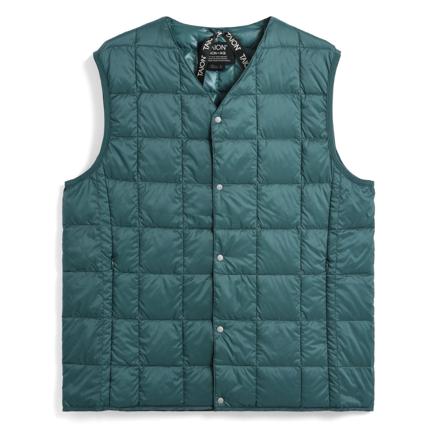 Unisex Basic V-Neck Button Down Vest