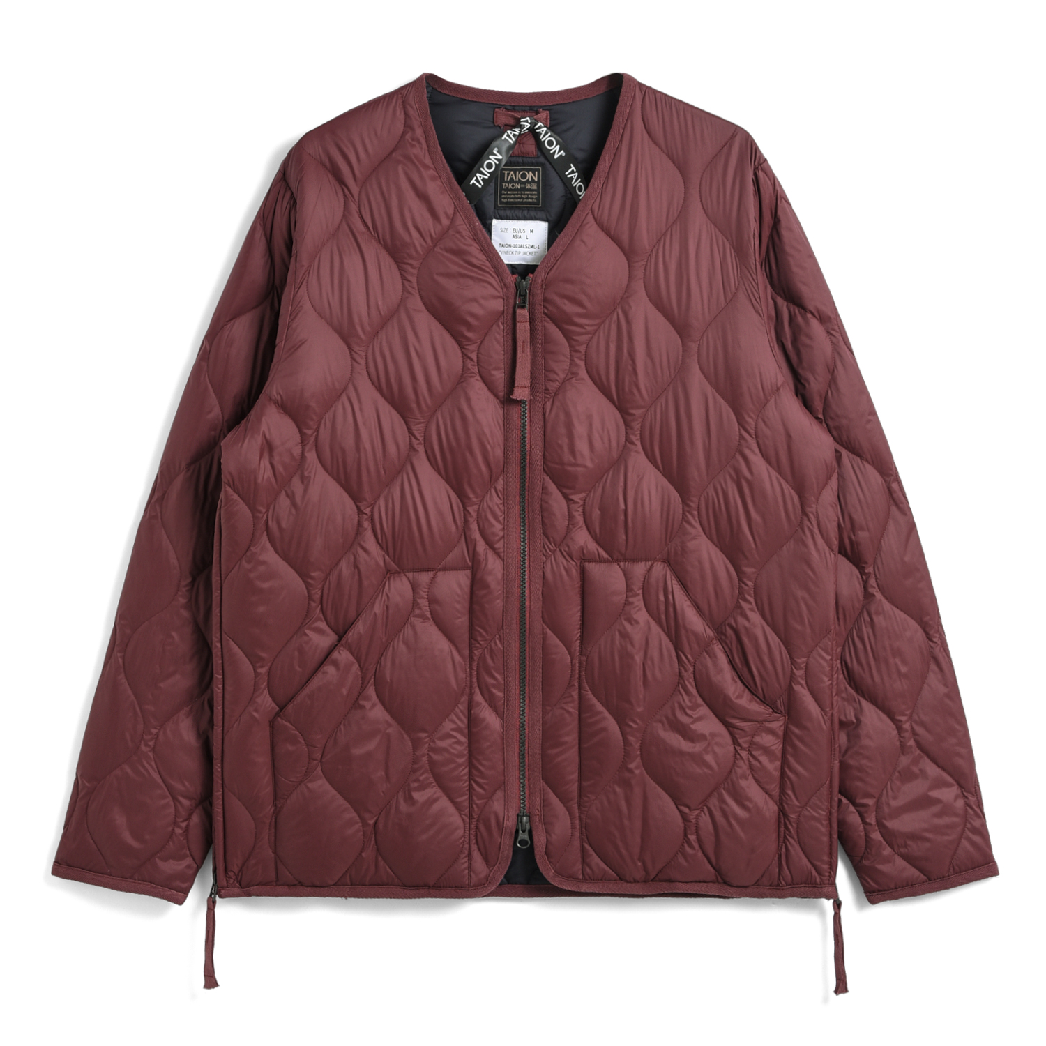 Unisex Military W-Zip V-Neck Down Jacket (Soft Shell)