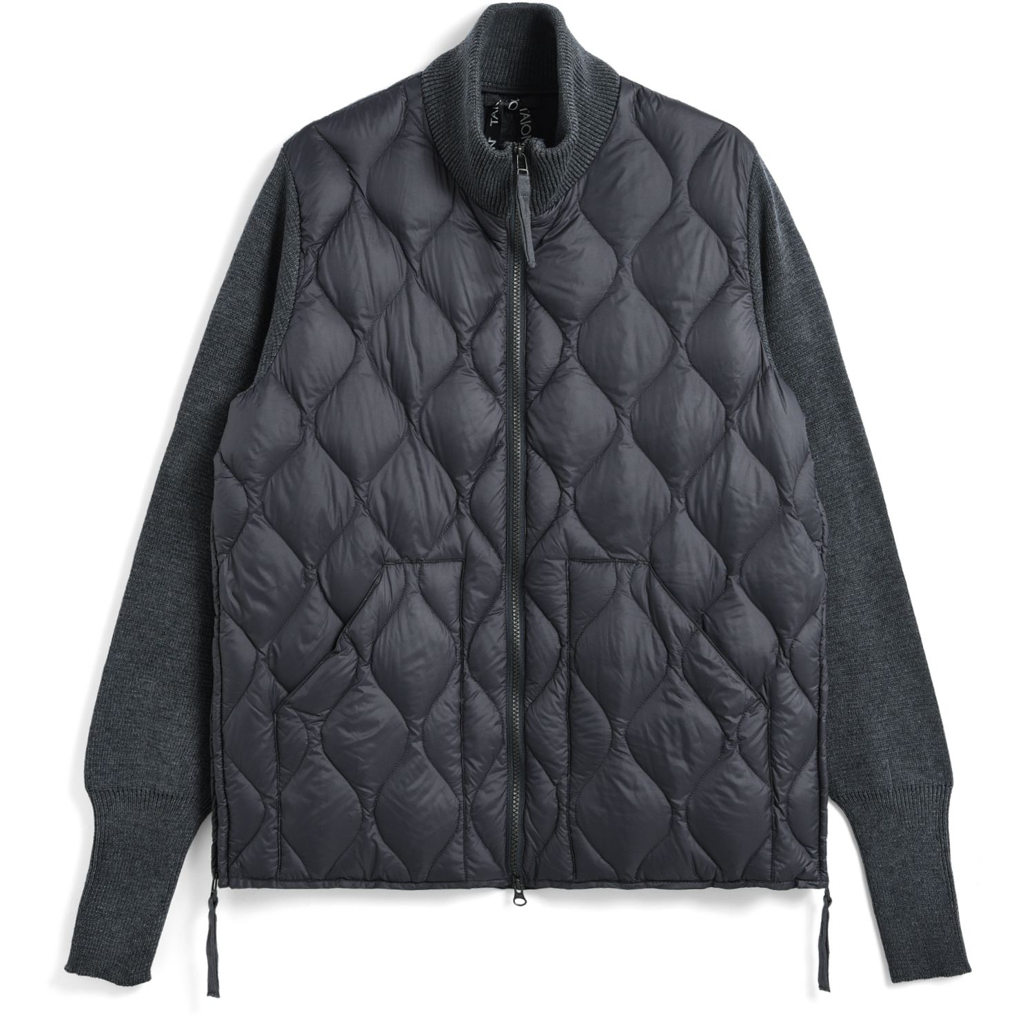 Unisex Military Hi Neck Knit + Down (Soft Shell)