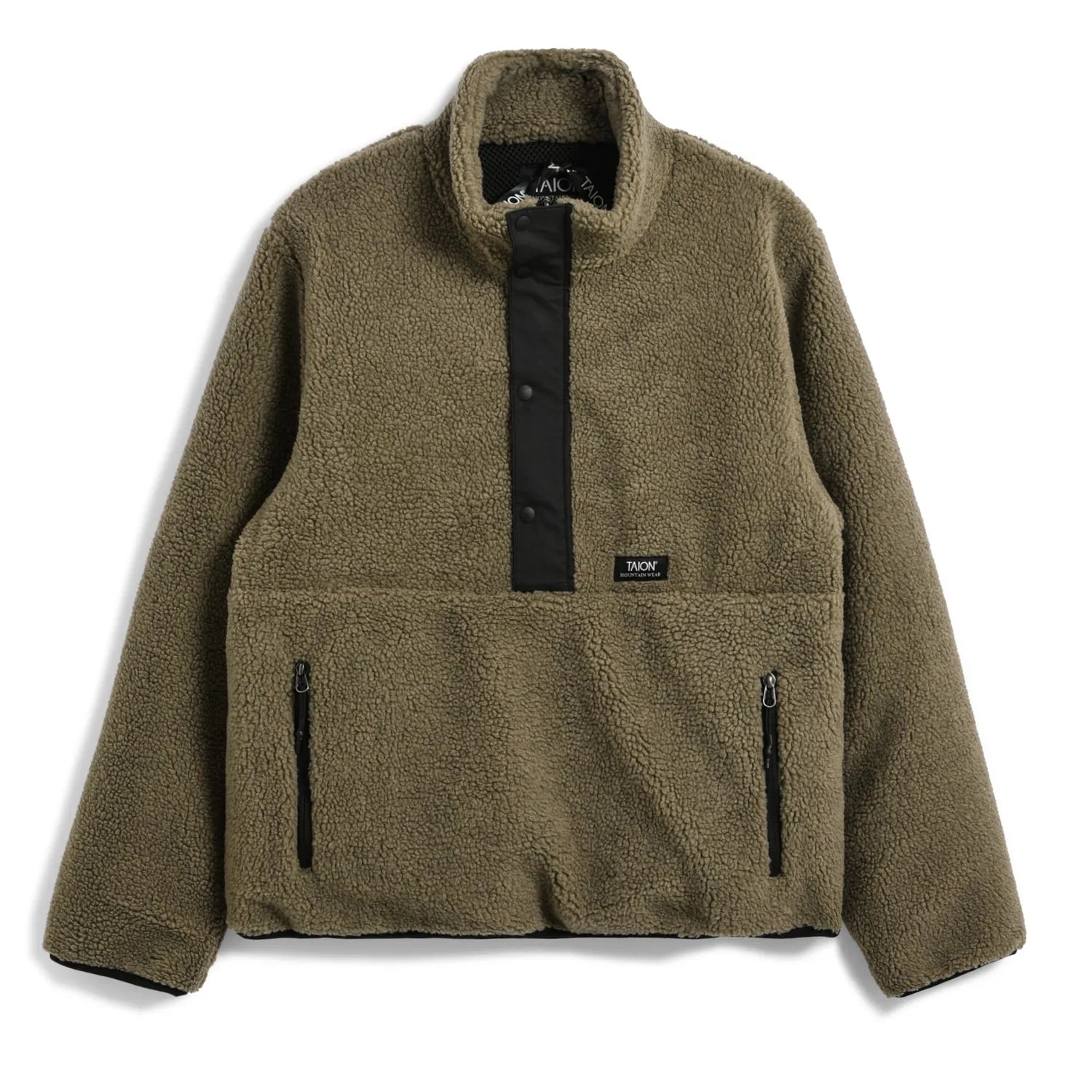 Unisex Non Down Pullover "Boa" Hi Neck Jacket