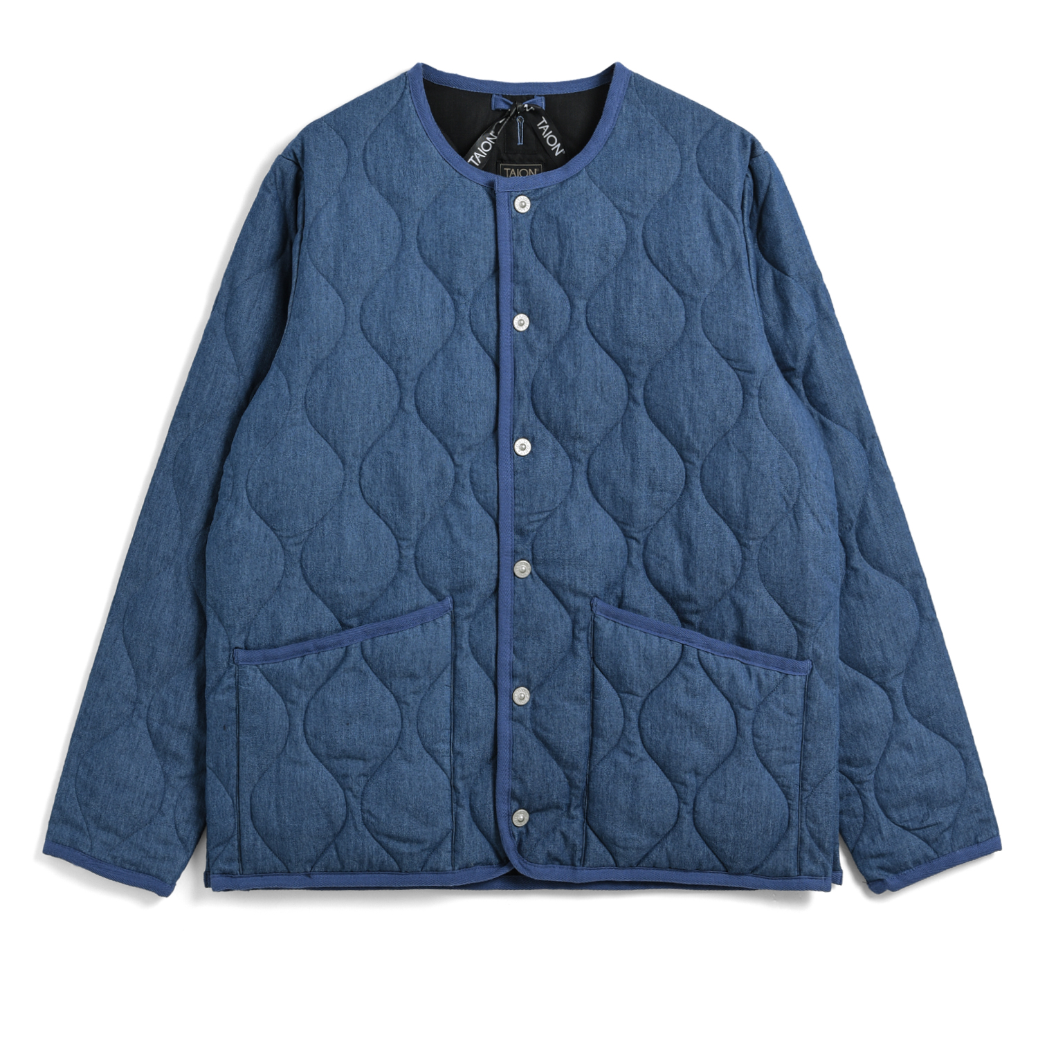 Unisex Military Crew Neck Down Jacket (Hard Shell)