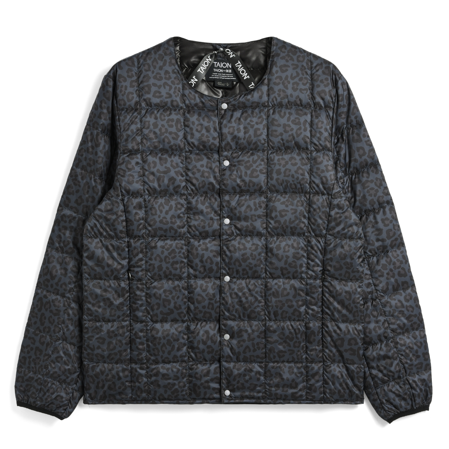 Unisex Basic Crew Neck Down Jacket