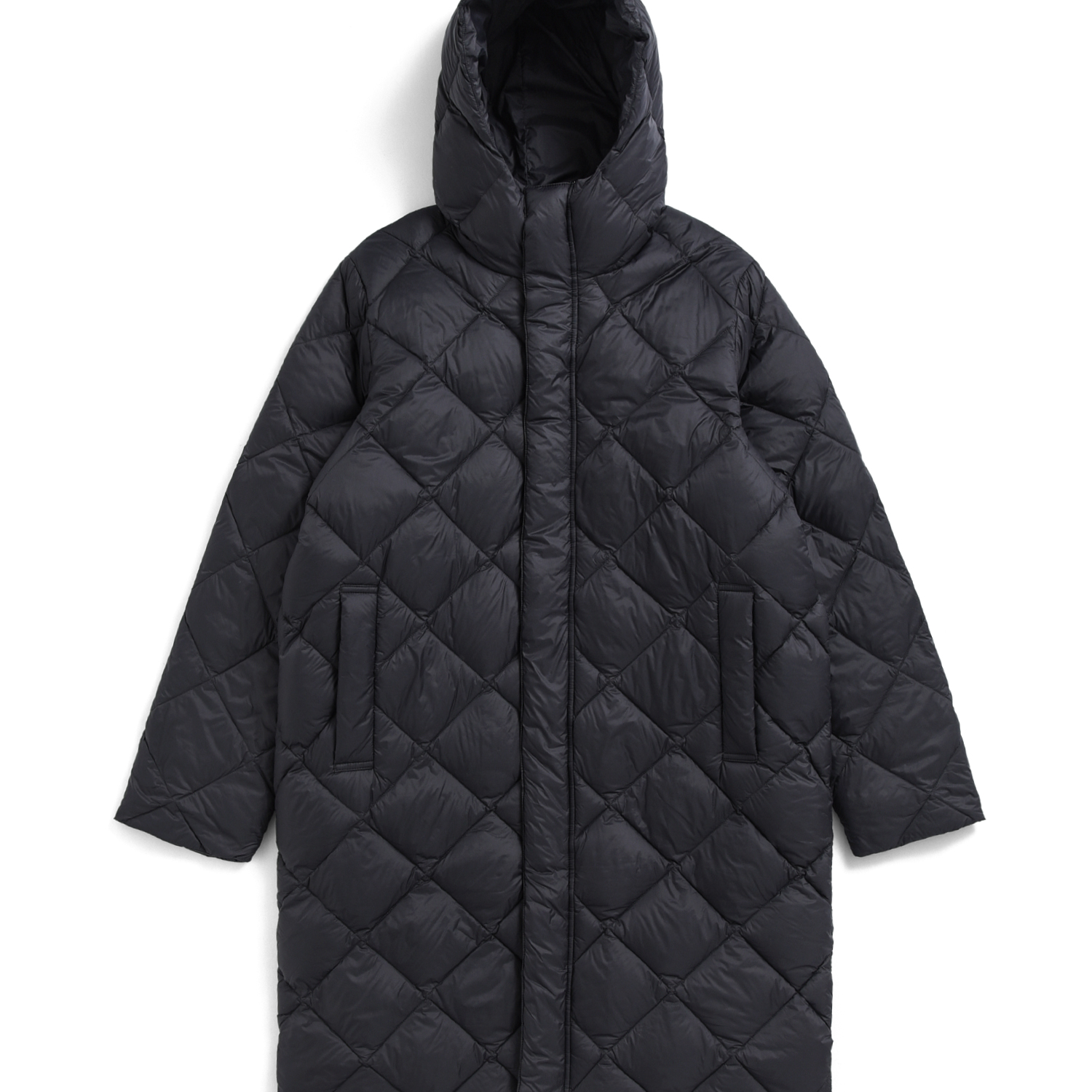 Unisex City Packable Hood Long Down Coat