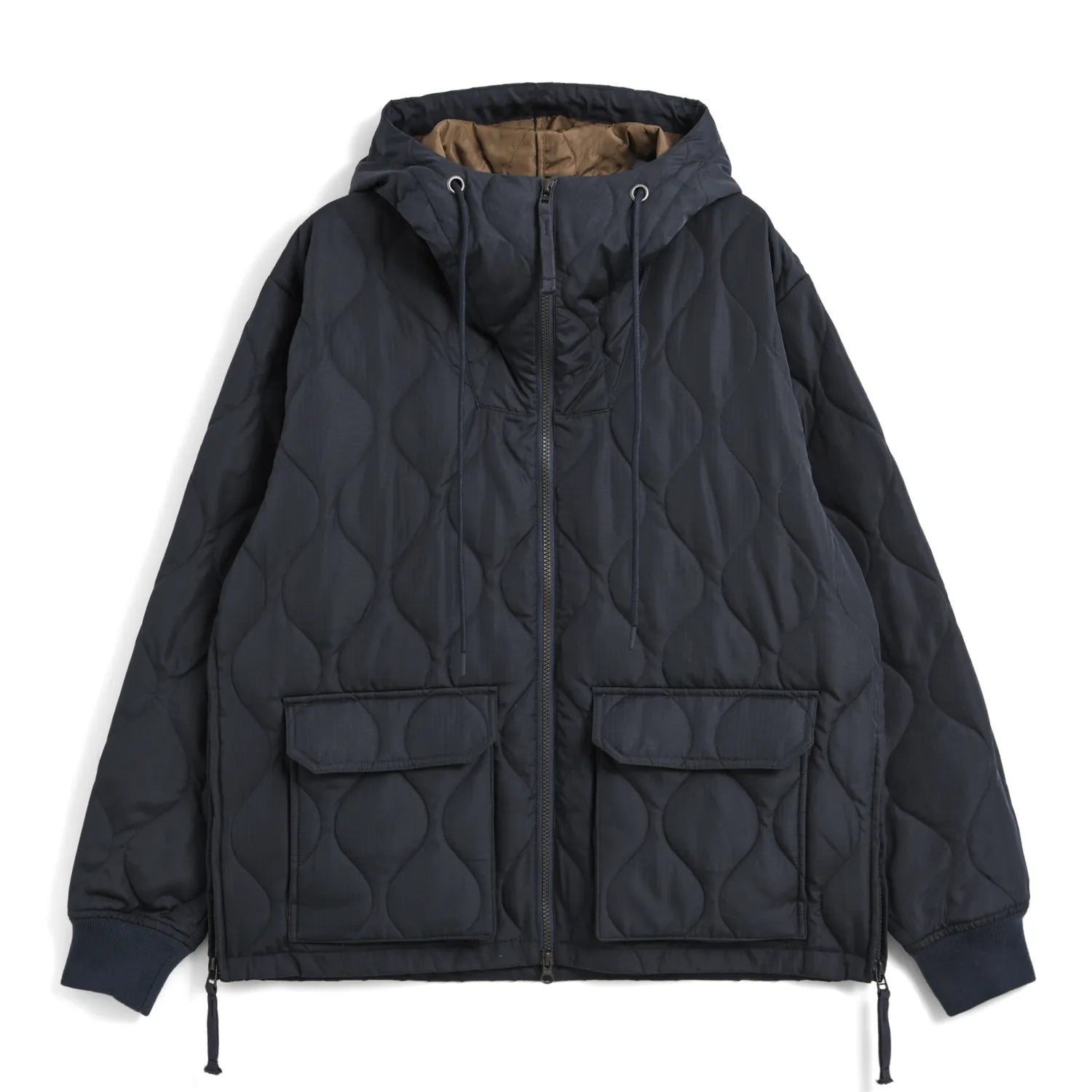 Unisex Military W-Zip Down Hoodie