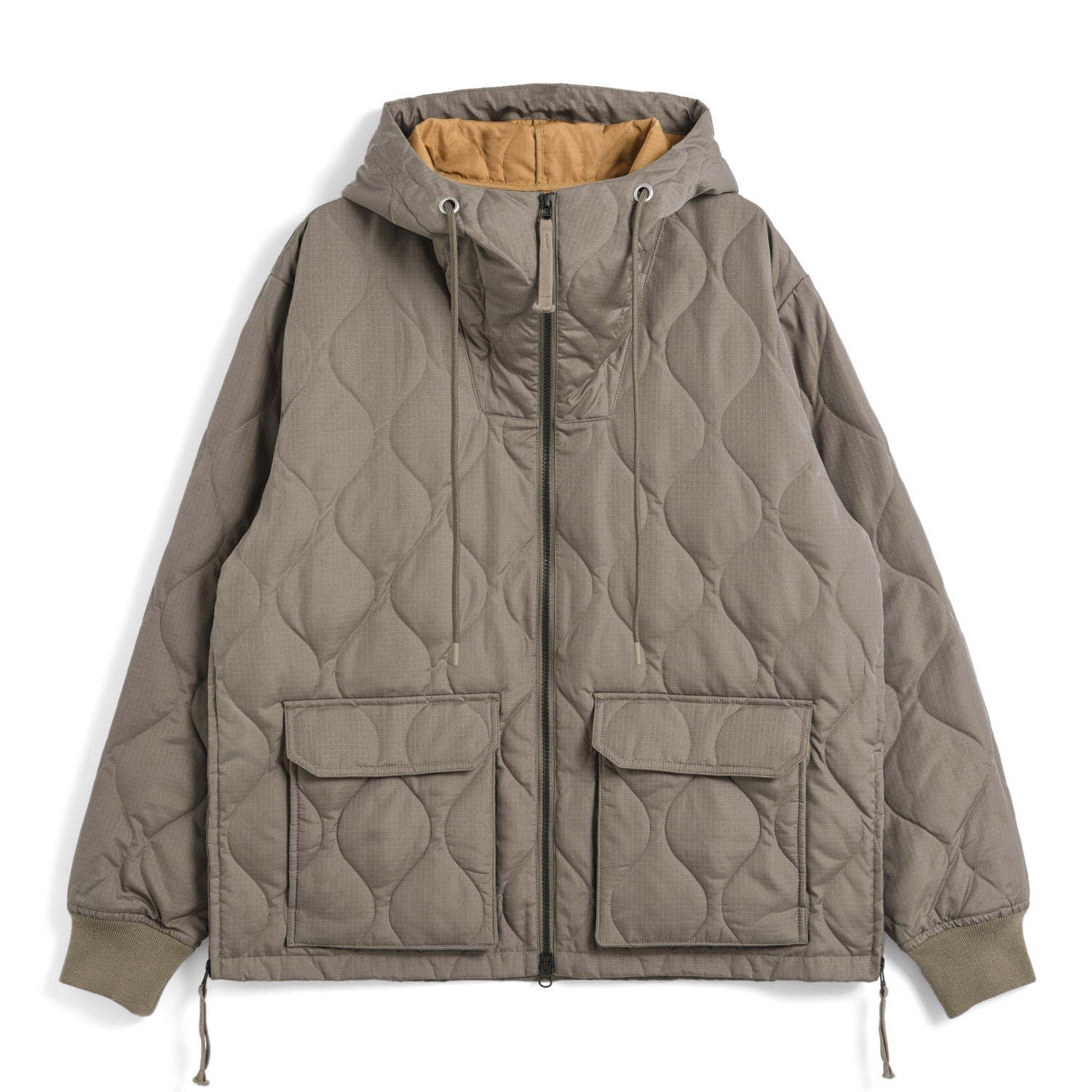 Unisex Military W-Zip Down Hoodie