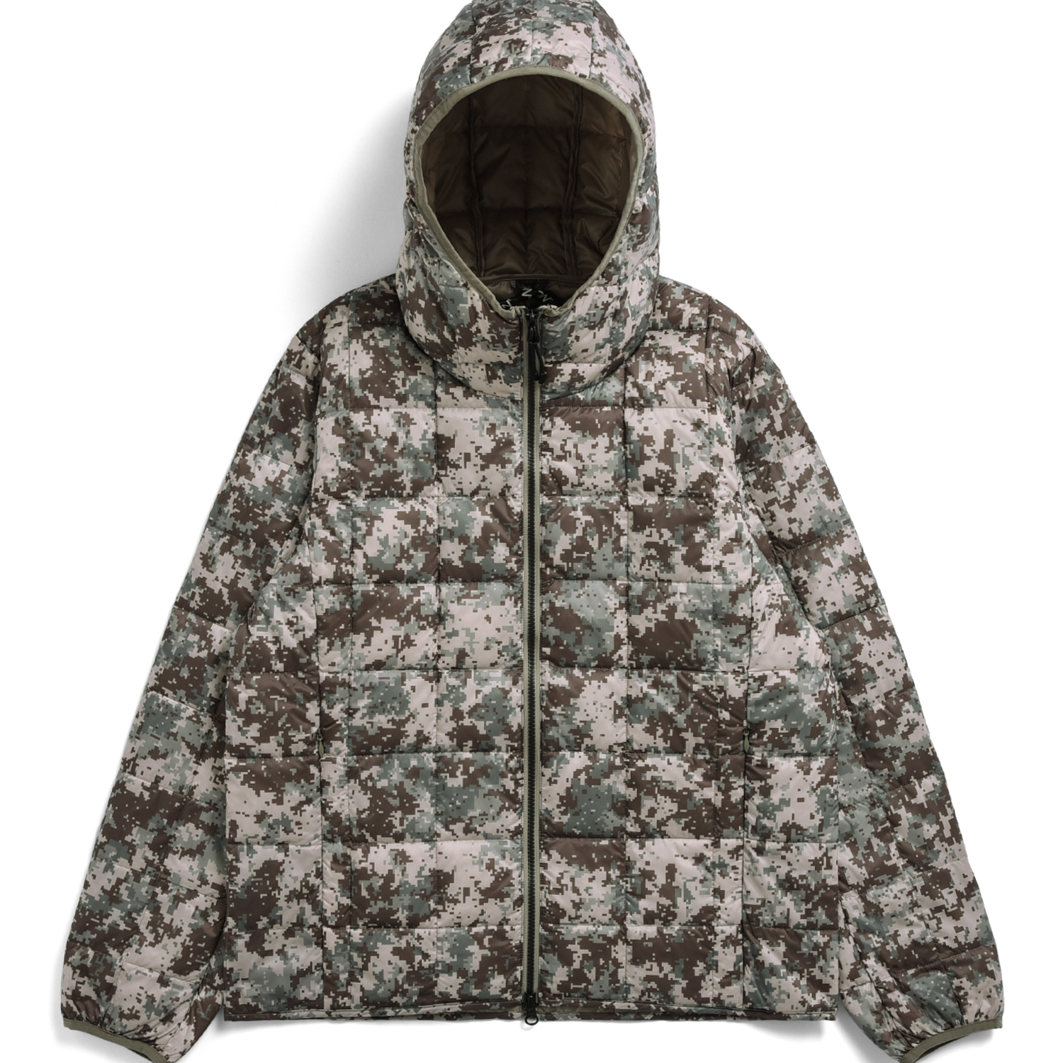 Unisex Basic Hood W-Zip Down Jacket