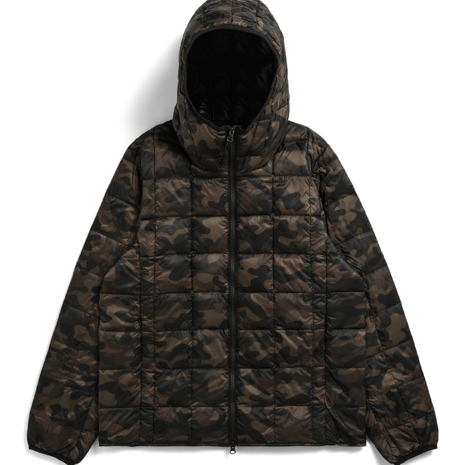Unisex Basic Hood W-Zip Down Jacket