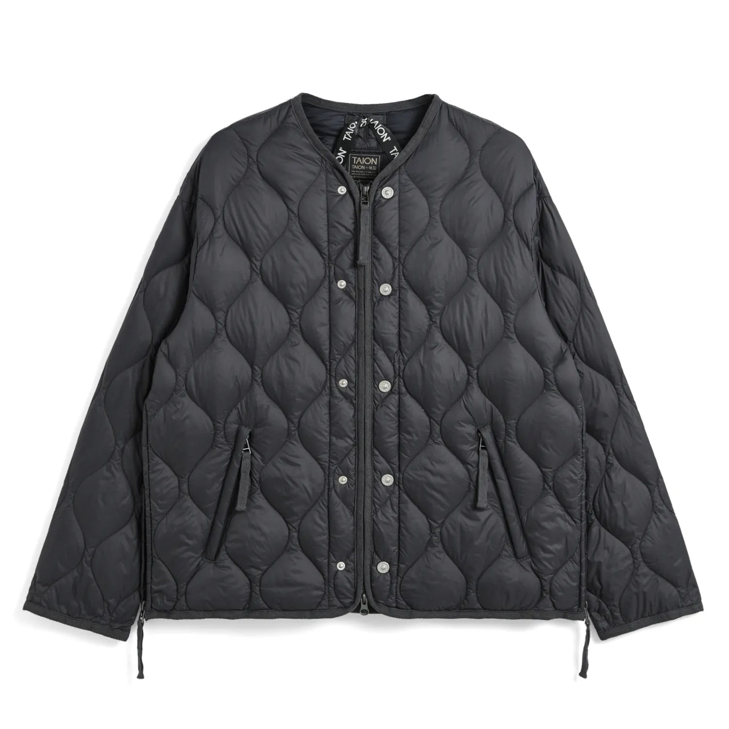 Unisex Military M65 Liner W-Zip Short Down Jacket (Soft Shell)