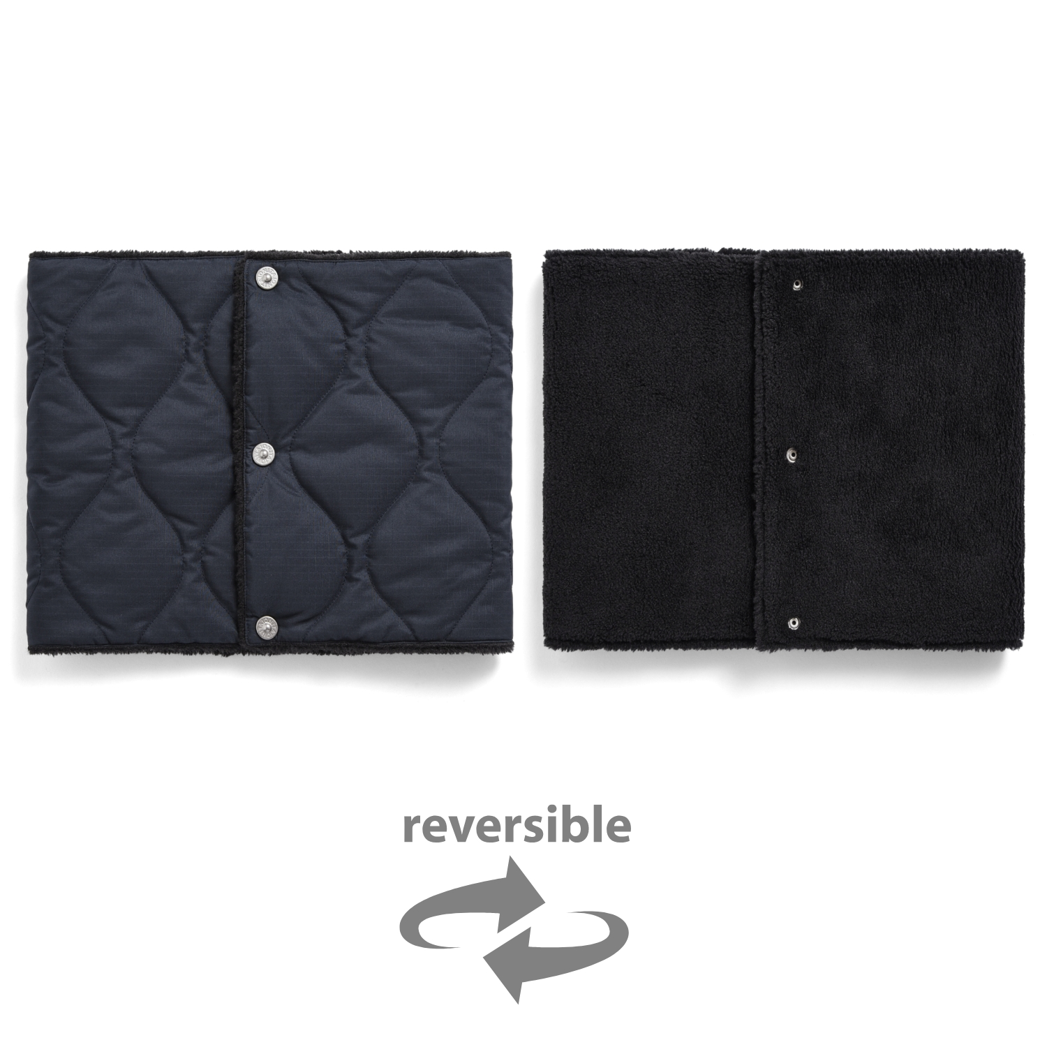 Unisex Military Reversible Down Neck Warmer (Hard Shell)