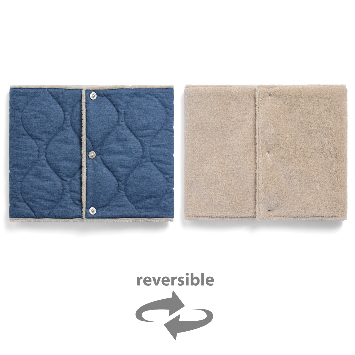 Unisex Military Reversible Down Neck Warmer (Hard Shell)