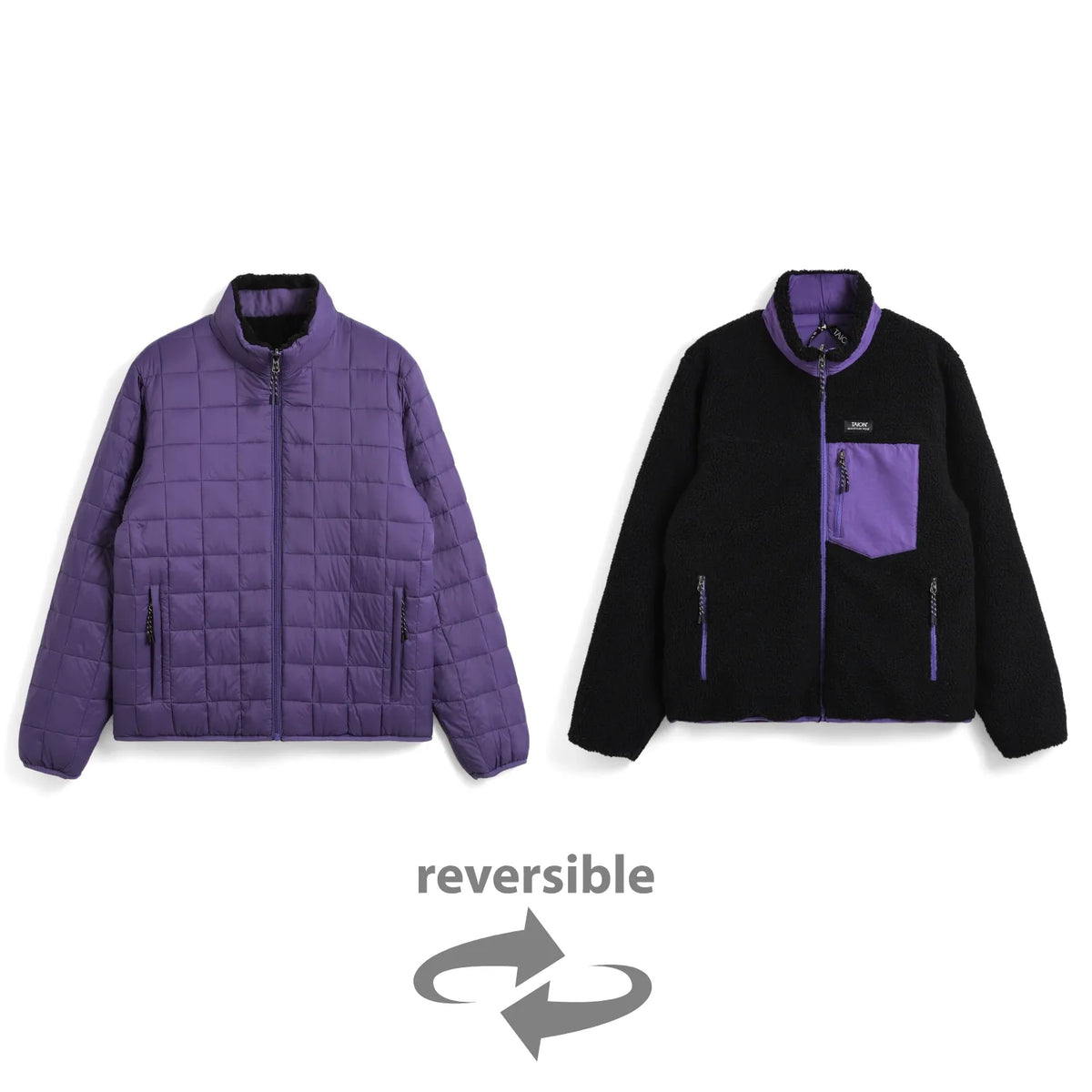 Unisex Mountain Reversible Down x Boa Hi-Neck Down Jacket