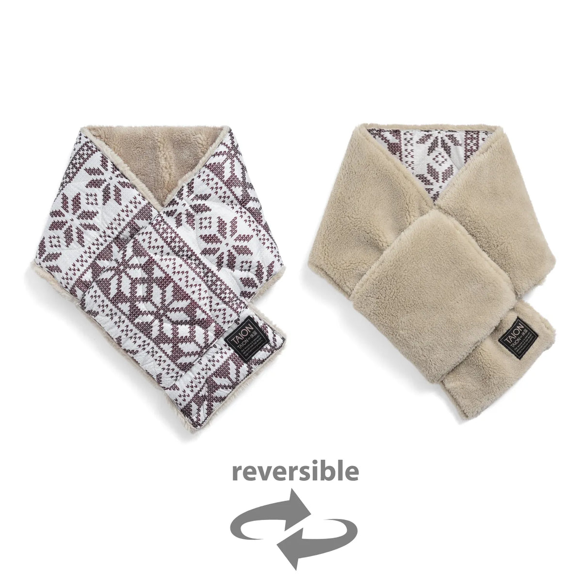 Military Reversible Down Scarf (Soft Shell)