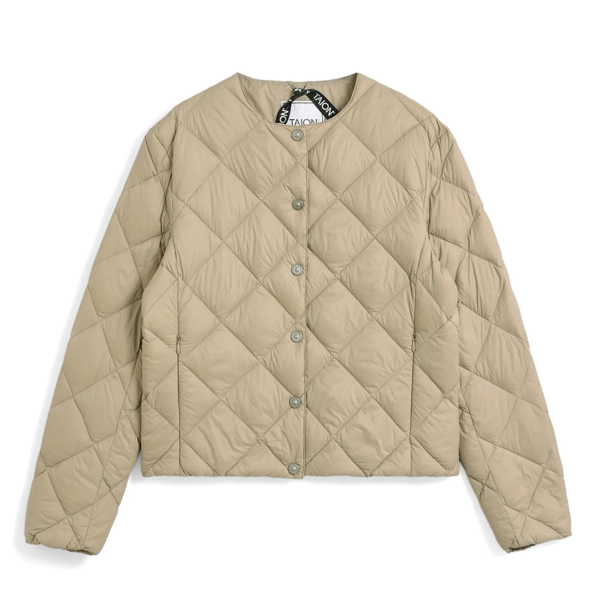 Crew neck Tapered Down Jacket