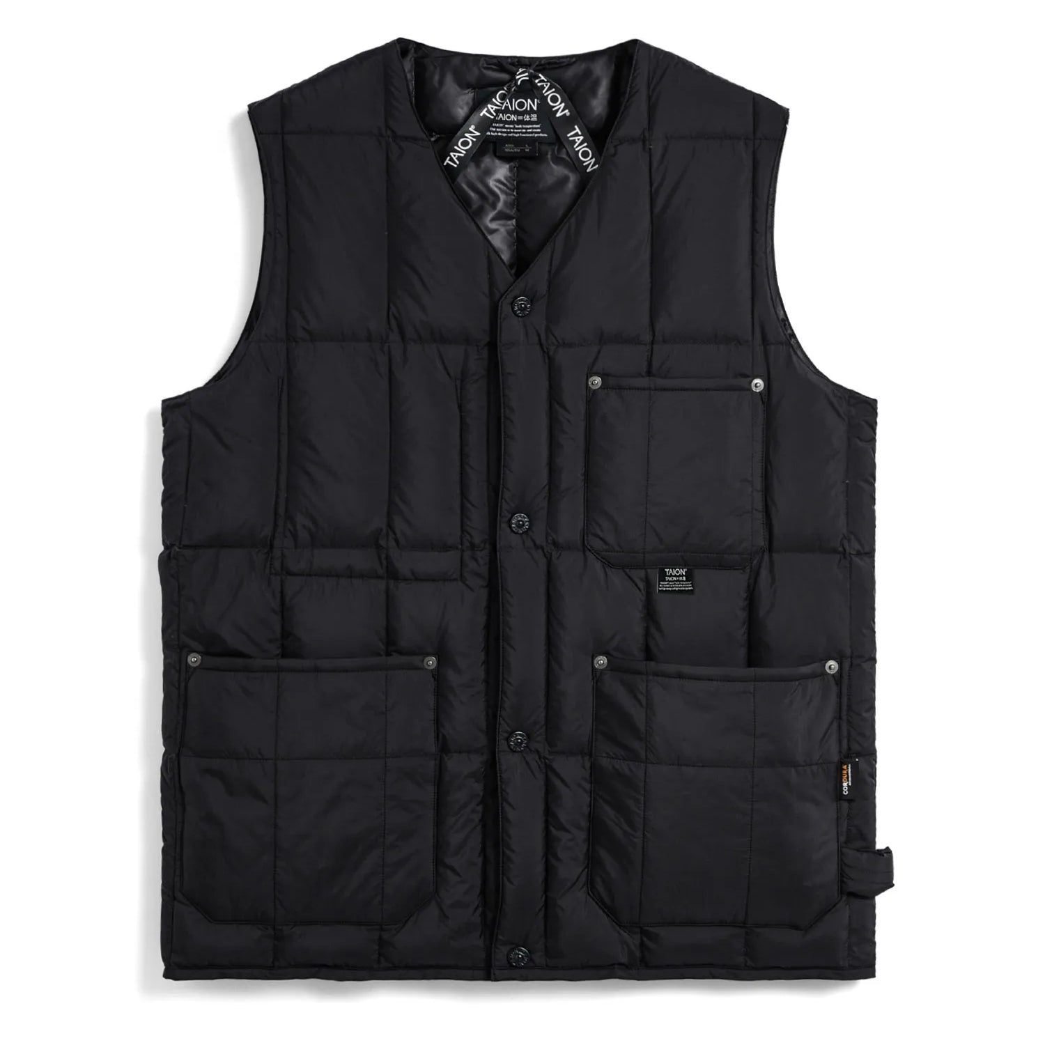 Unisex Work V-Neck Button Down Vest