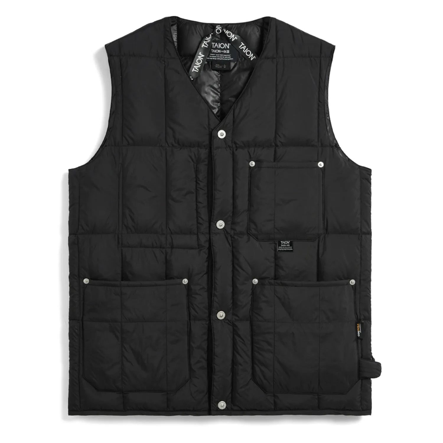 Unisex Work V-Neck Button Down Vest