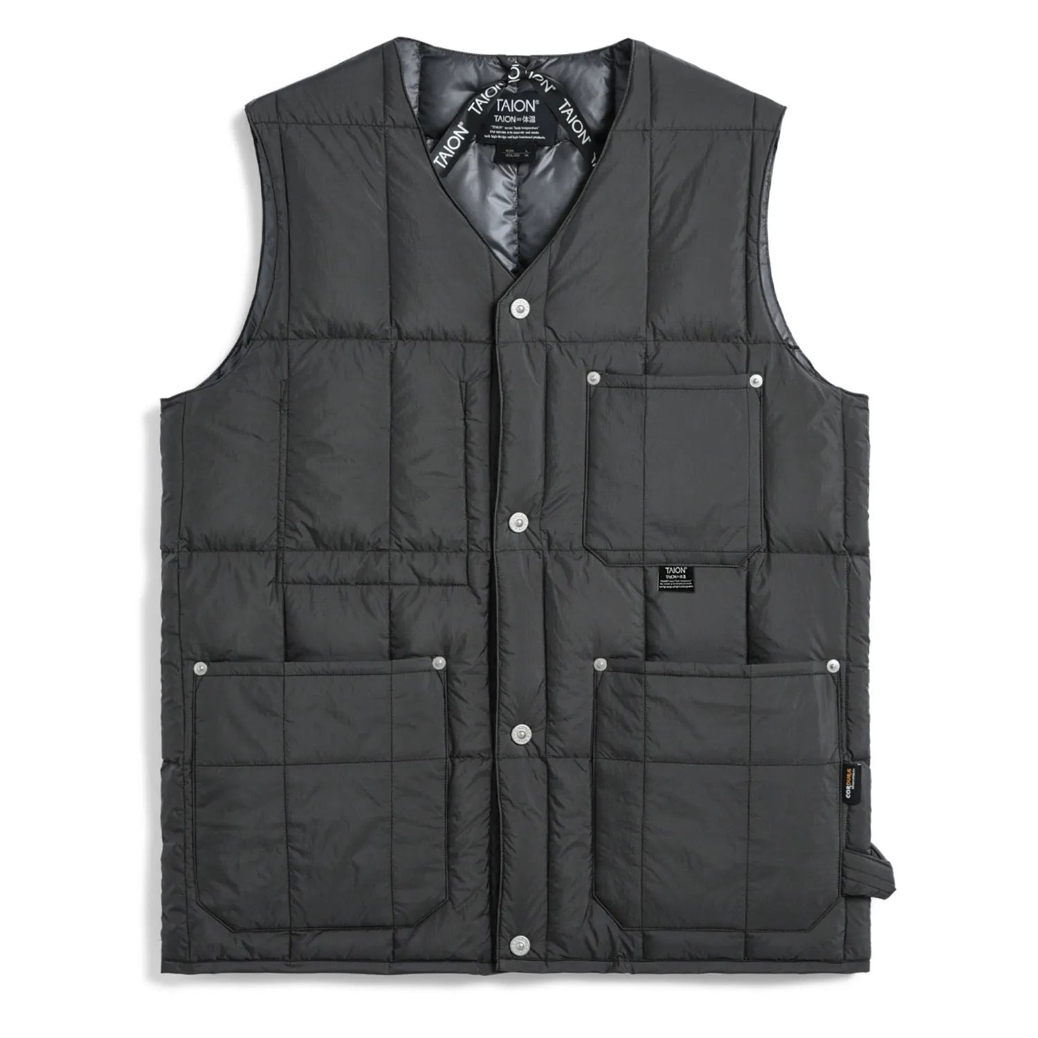 Unisex Work V-Neck Button Down Vest