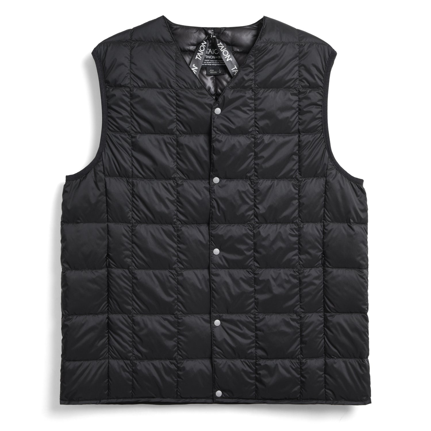 Unisex Basic V-Neck Button Down Vest