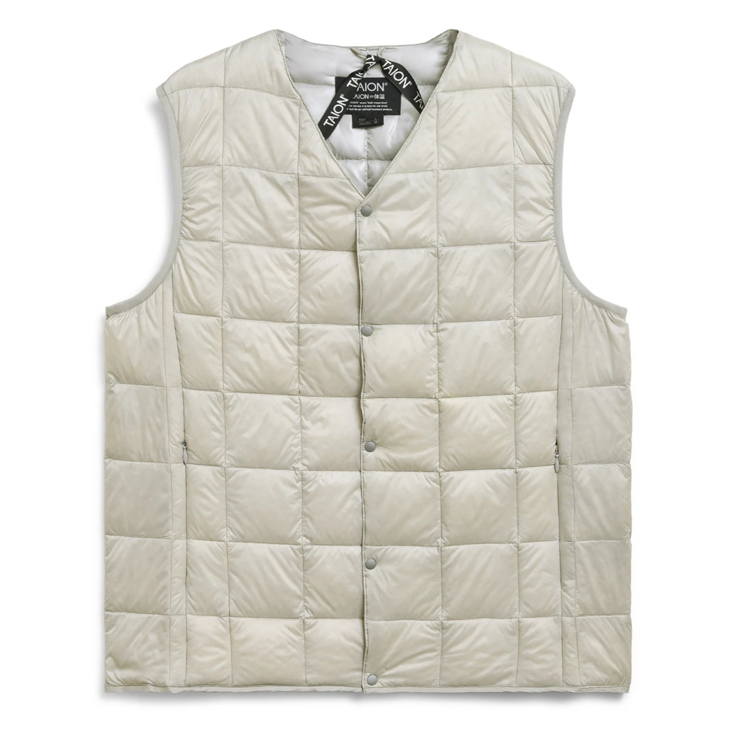 TAION Unisex Basic V-Neck Button Down Vest