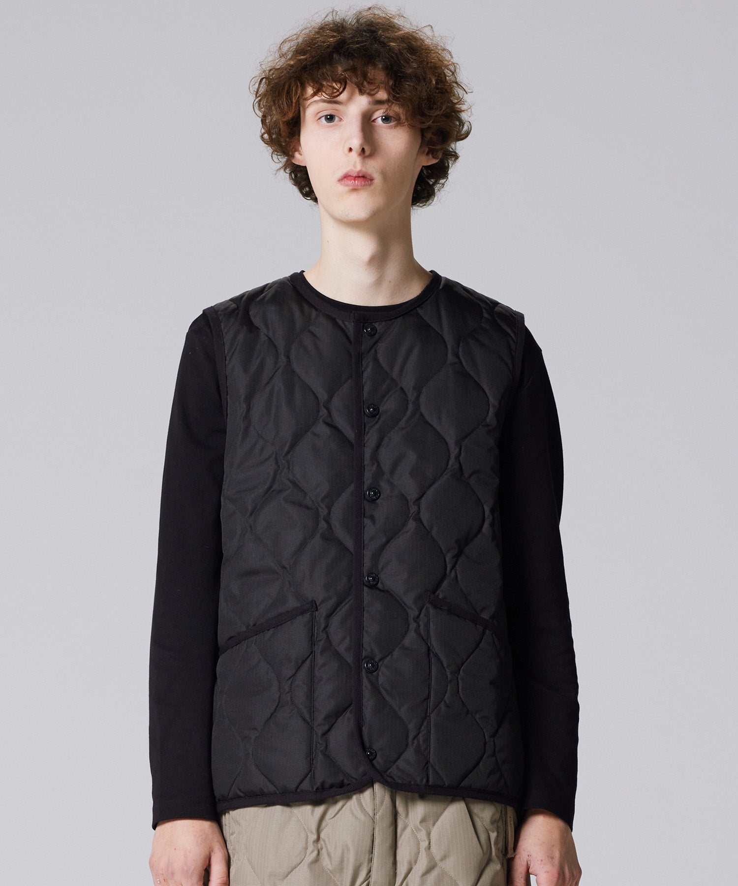 TAION Unisex Military Crew Neck Down Vest