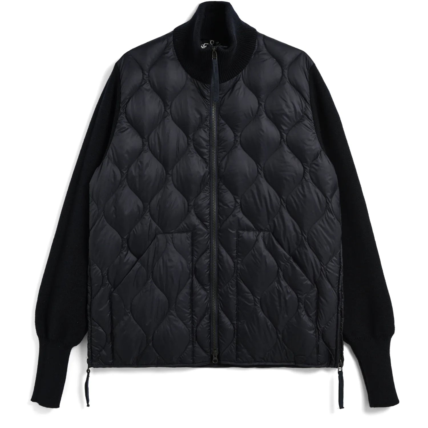 Unisex Military Hi Neck Knit + Down (Soft Shell)