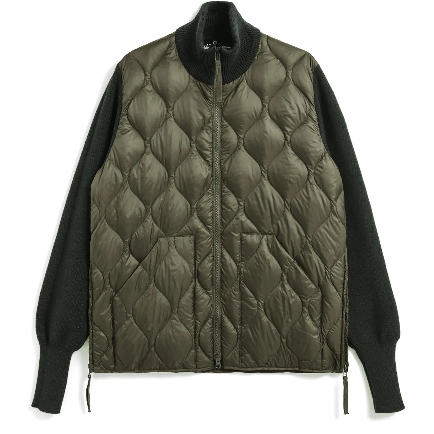 Unisex Military Hi Neck Knit + Down (Soft Shell)