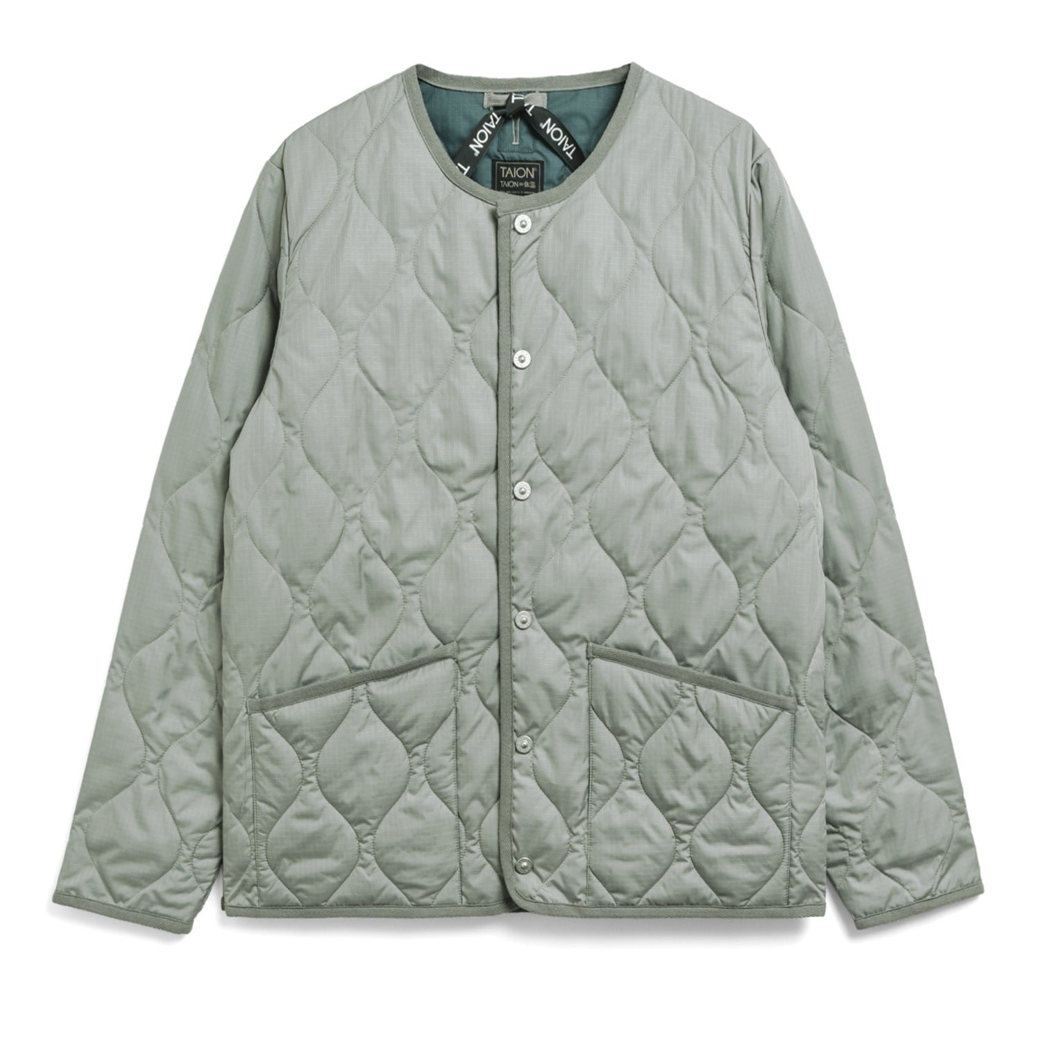 TAION Unisex Military Crew Neck Down Jacket