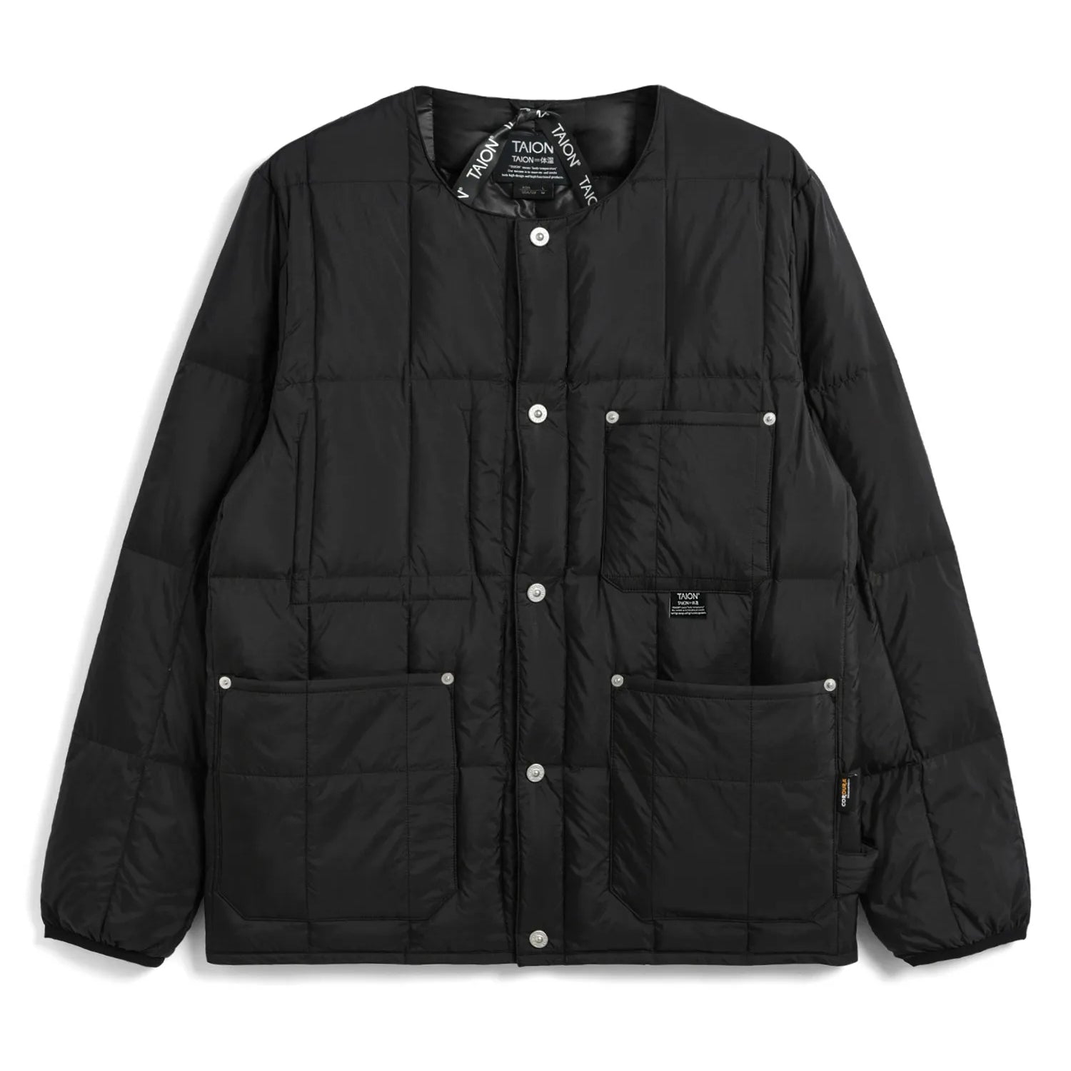 Unisex Work Crew Neck Down Jacket