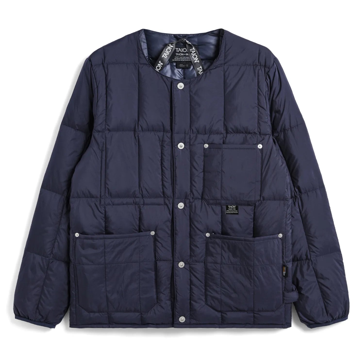 Unisex Work Crew Neck Down Jacket