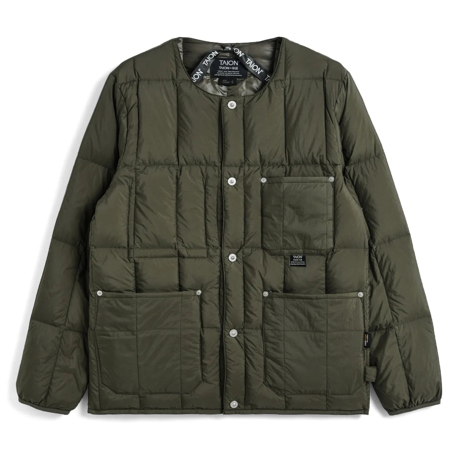 Unisex Work Crew Neck Down Jacket
