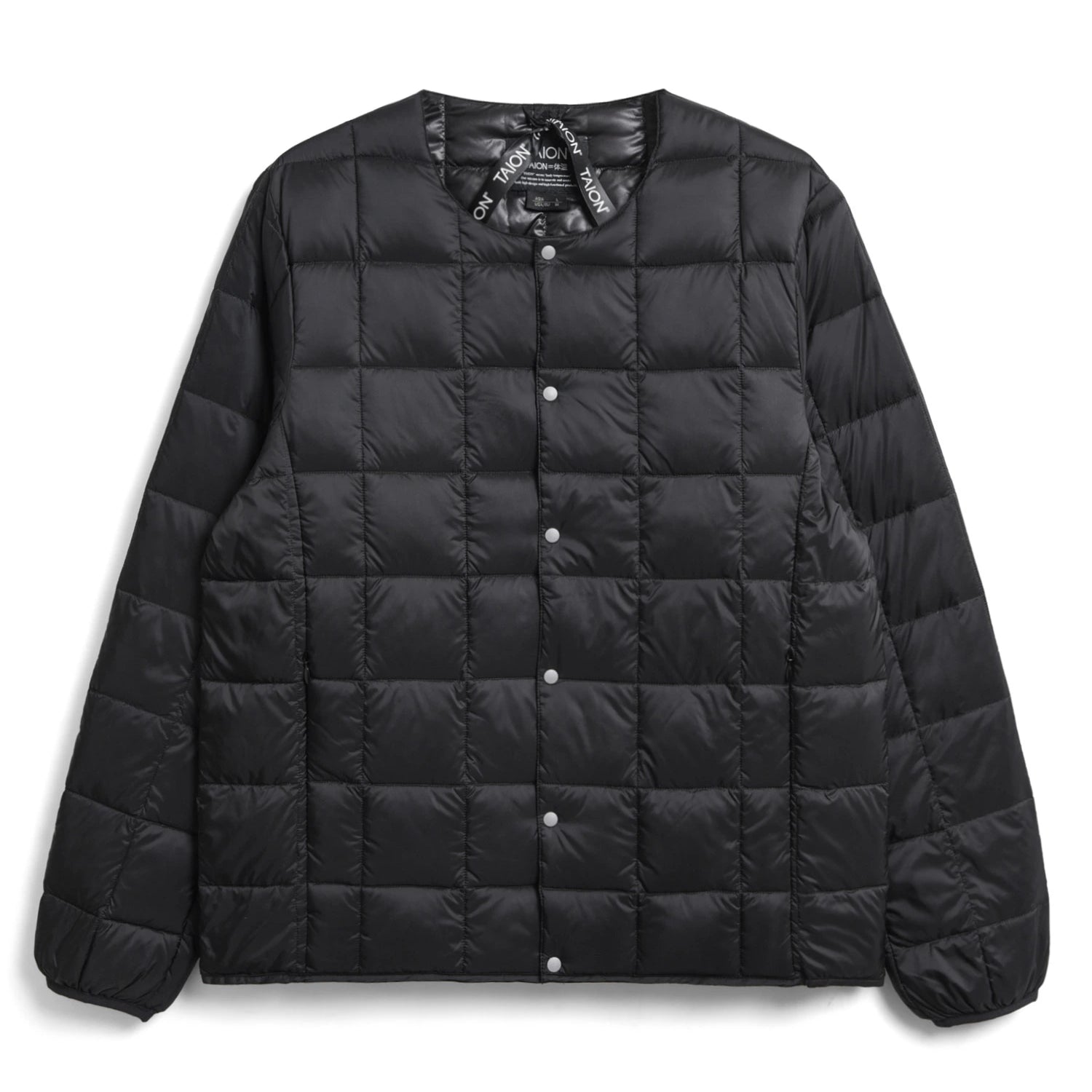 Unisex Basic Crew Neck Down Jacket
