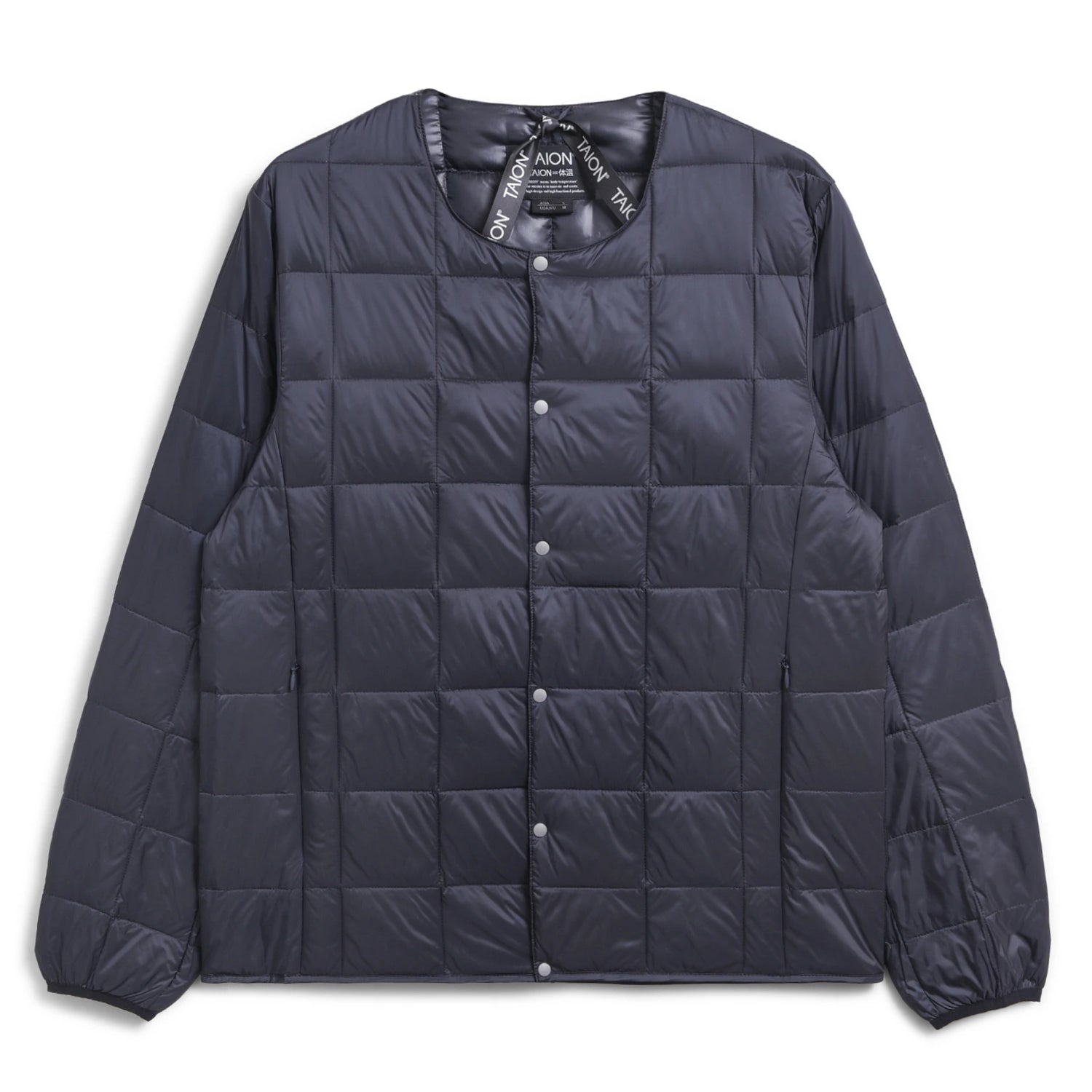 Unisex Basic Crew Neck Down Jacket