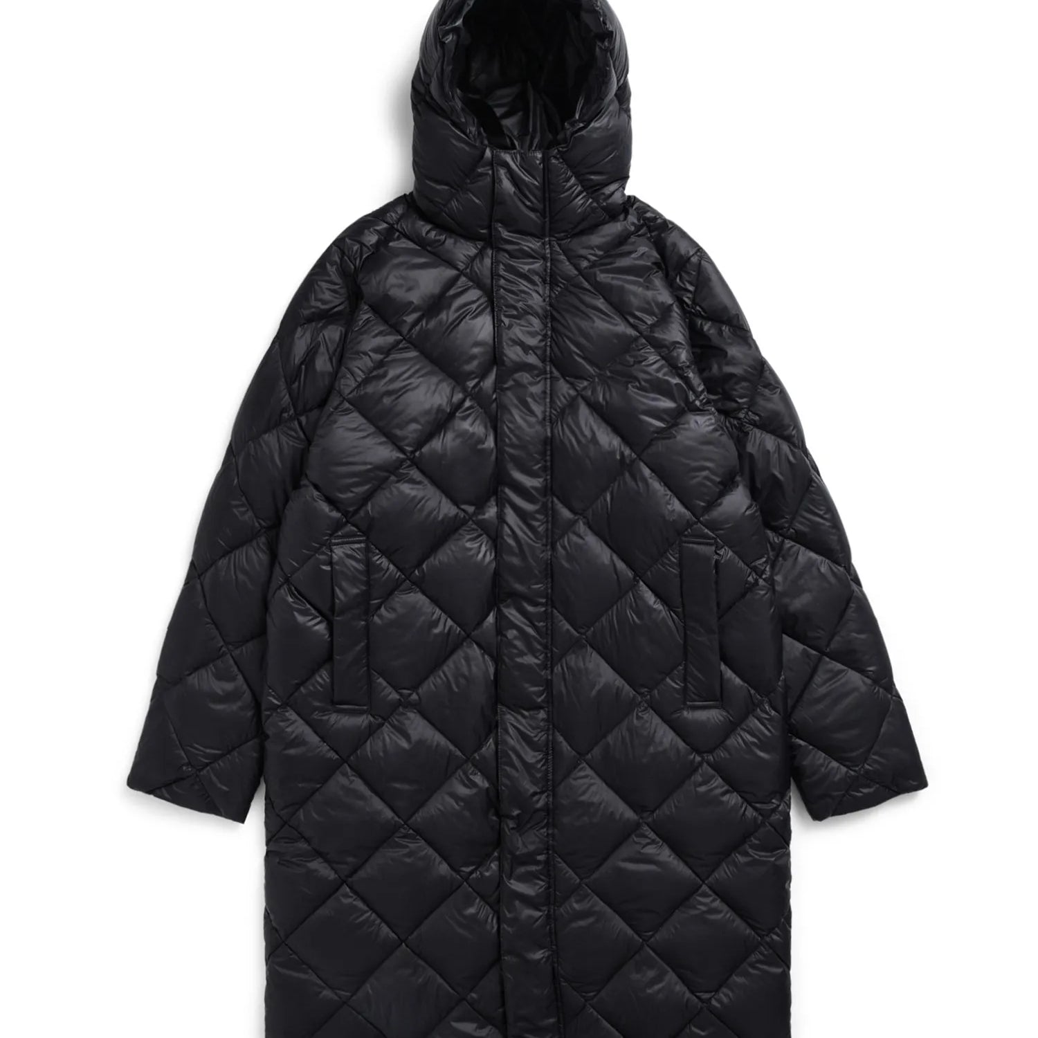 Unisex City Packable Hood Long Down Coat