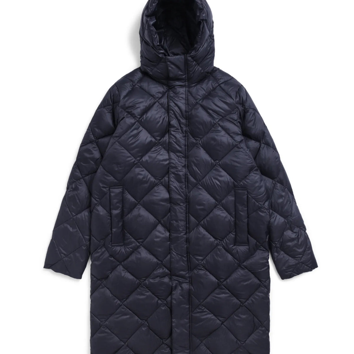 Unisex City Packable Hood Long Down Coat