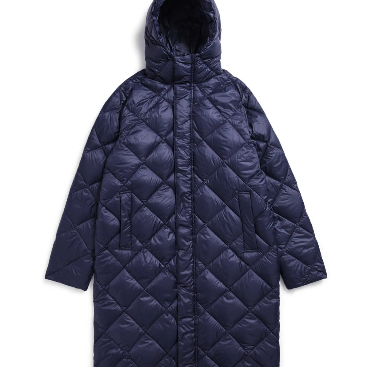Unisex City Packable Hood Long Down Coat