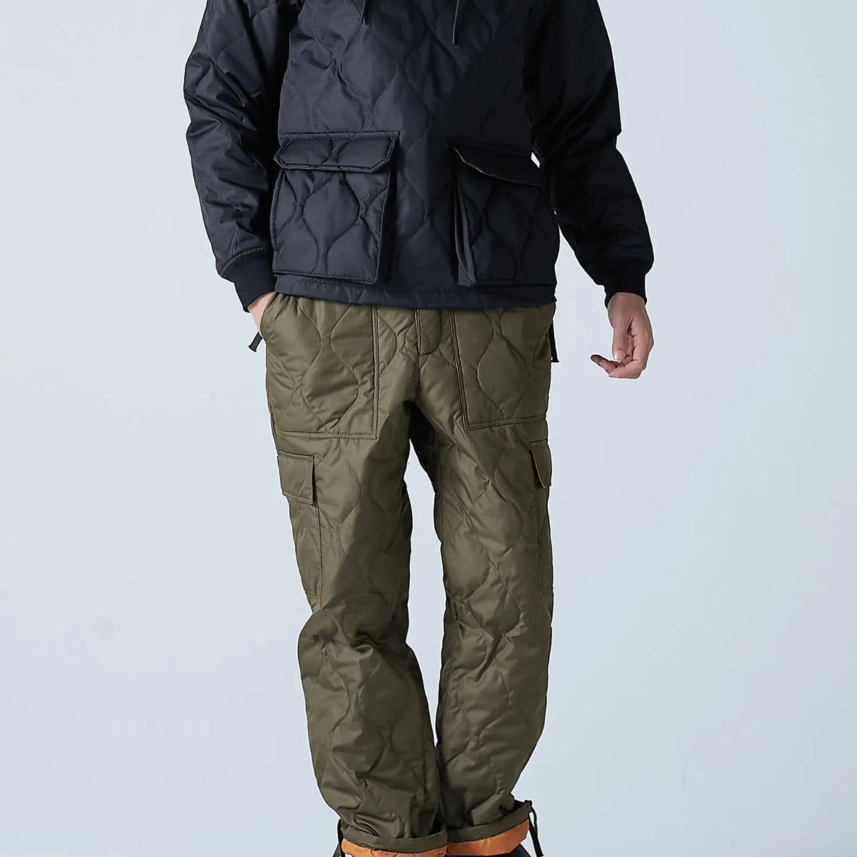 Unisex Military Cargo Down Pants (Hard Shell) – TAION US