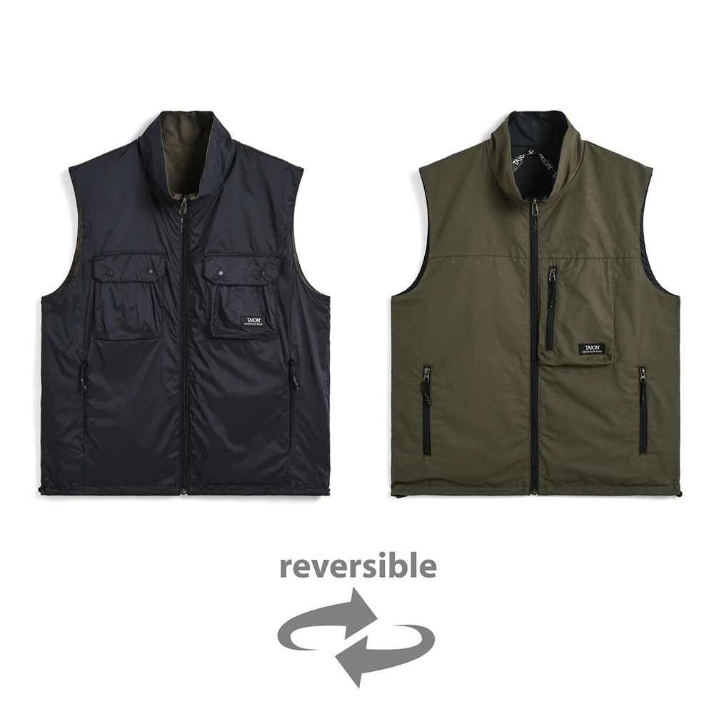 Unisex Non Down Mountain Reversible W-Zip Vest