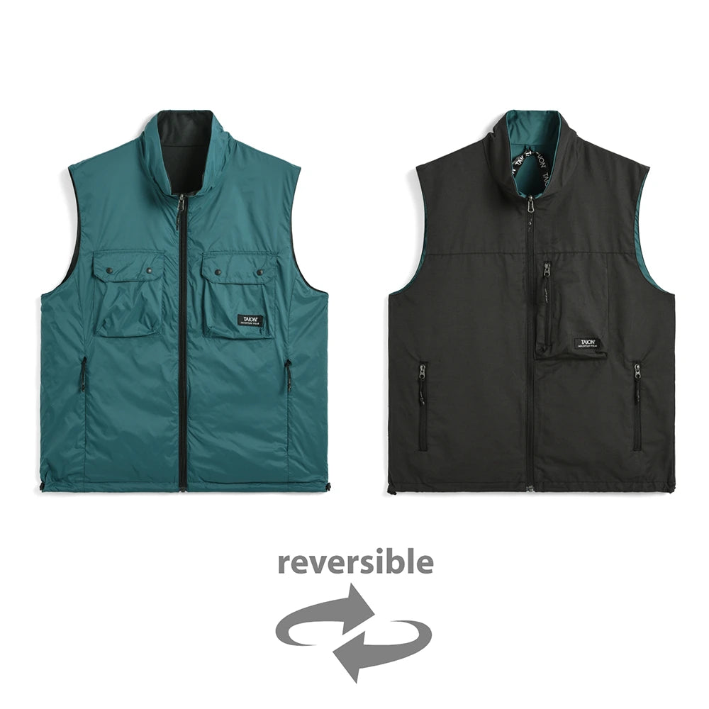 Unisex Non Down Mountain Reversible W-Zip Vest