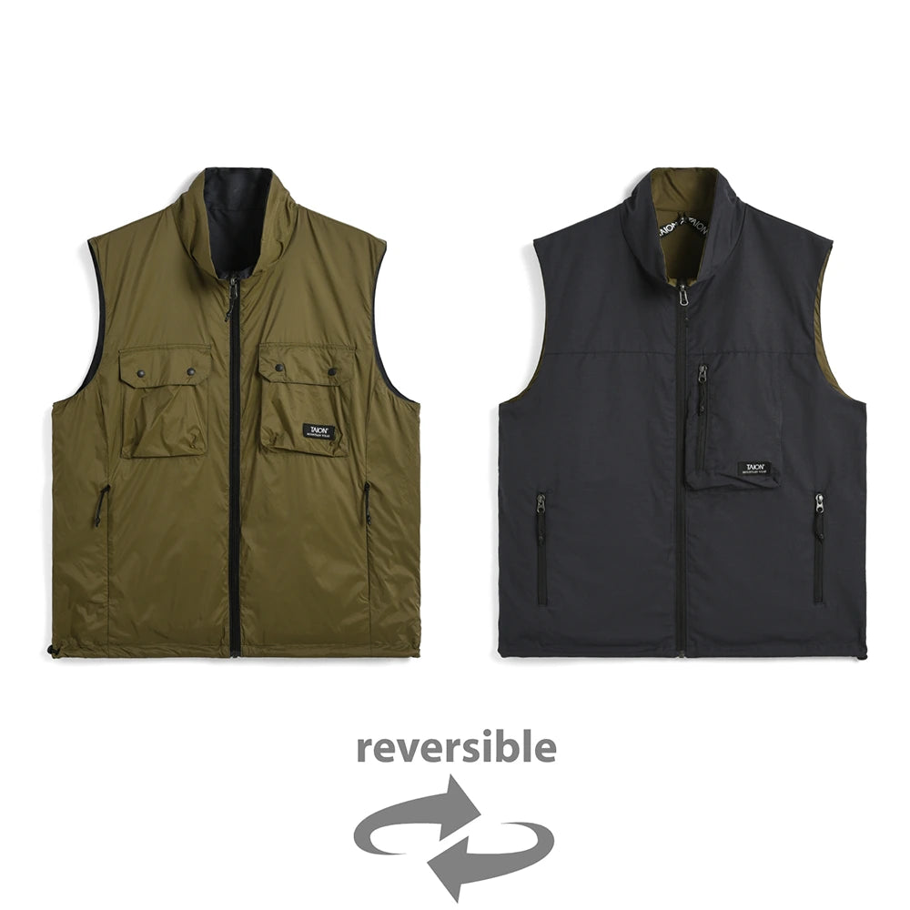 Unisex Non Down Mountain Reversible W-Zip Vest