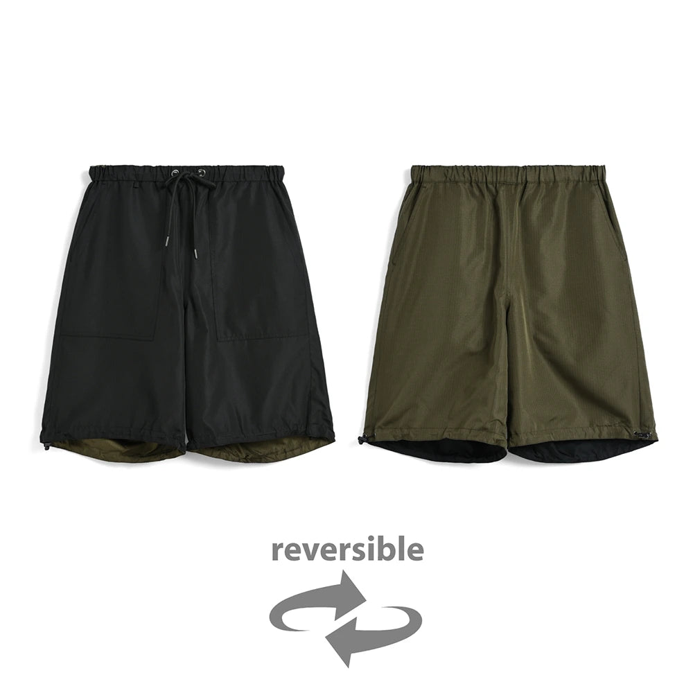 Unisex Non Down Military Reversible Wide Shorts