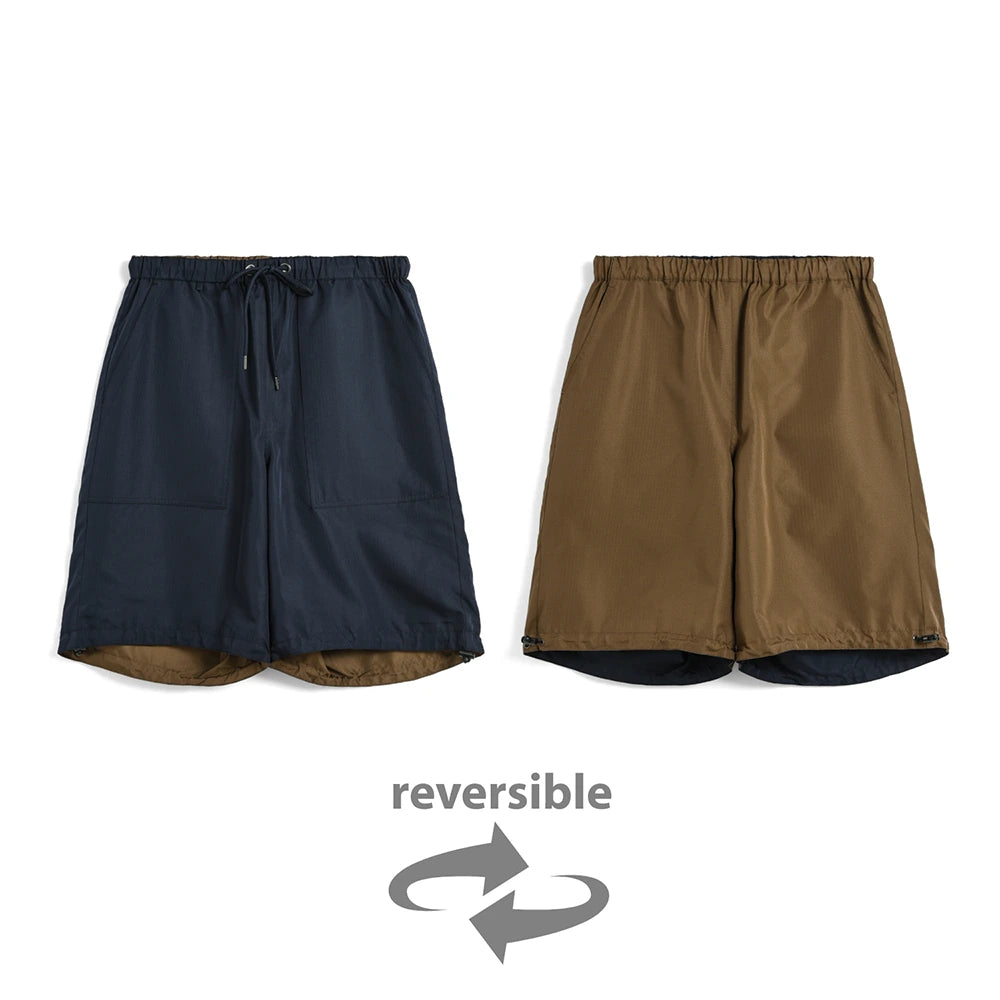 Unisex Non Down Military Reversible Wide Shorts