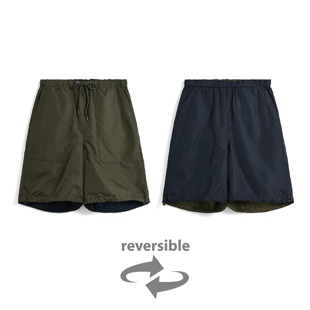 Unisex Non Down Military Reversible Wide Shorts