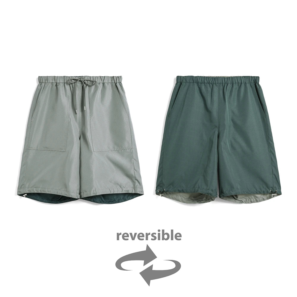 Unisex Non Down Military Reversible Wide Shorts
