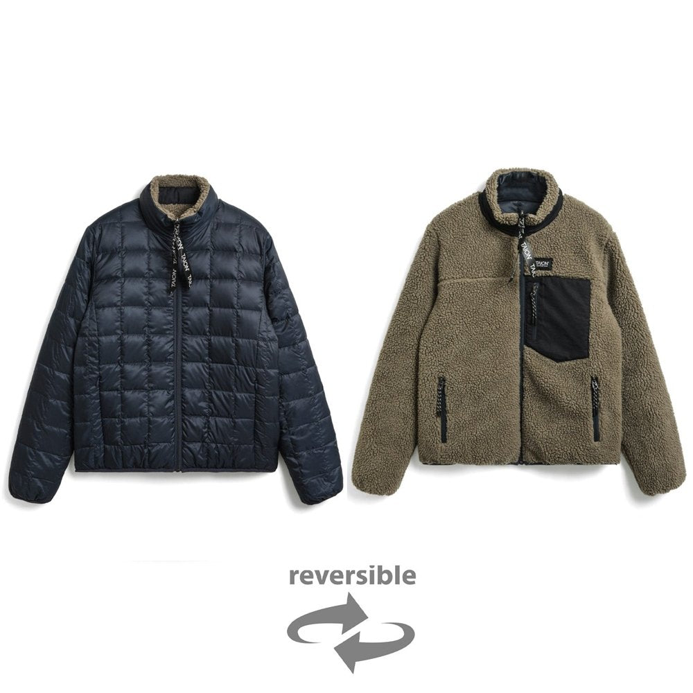 TAION Unisex Mountain R/S Down X Boa Hi-Neck Down Jacket