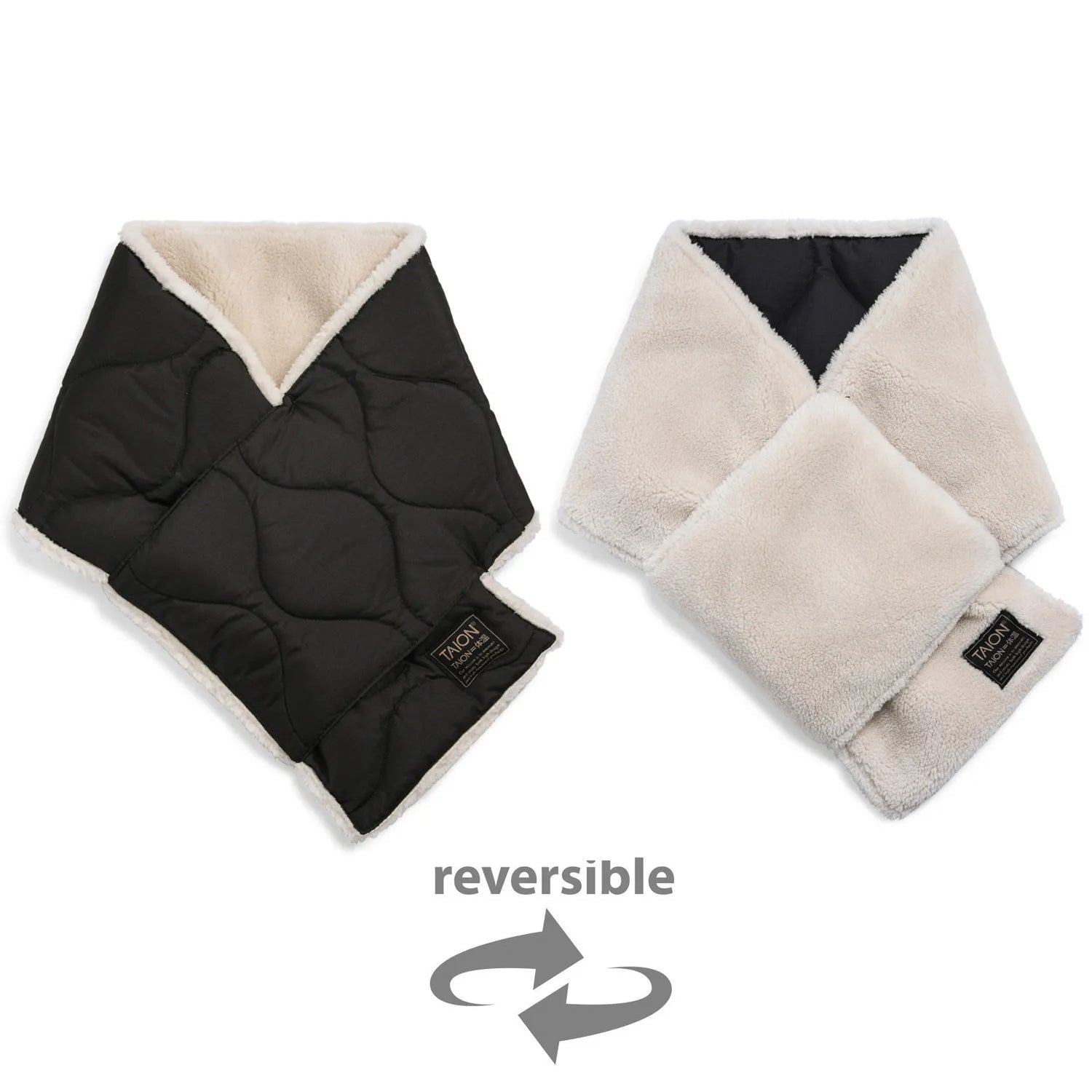 Unisex Military Reversible Down Scarf (Hard Shell)