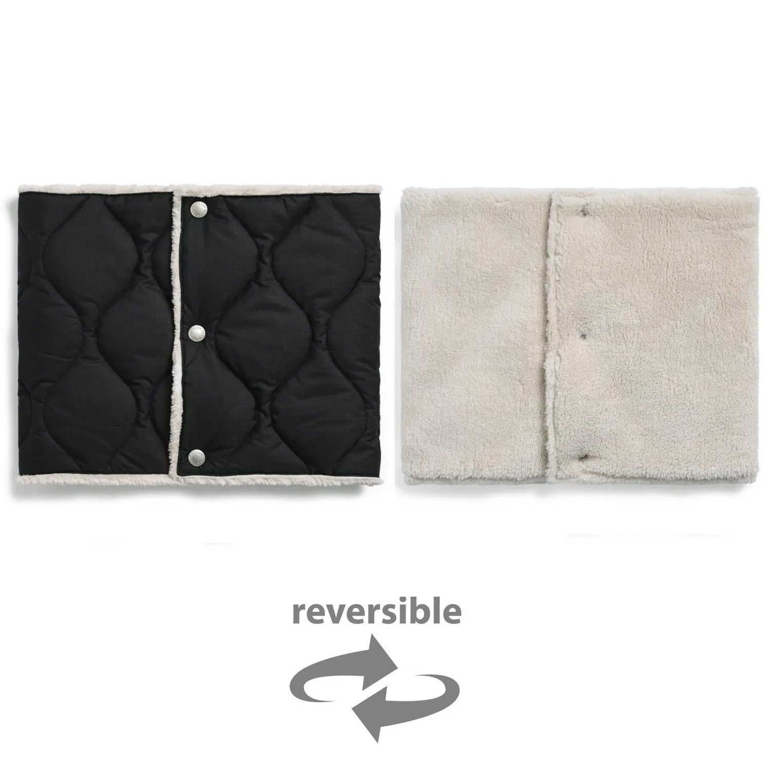 Unisex Military Reversible Down Neck Warmer (Hard Shell)