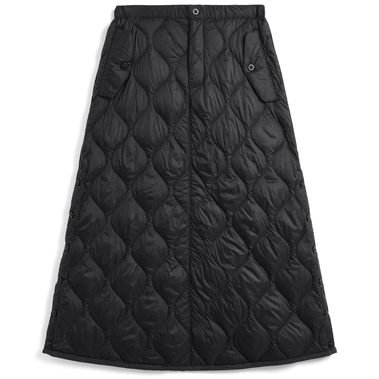 Women's Military Snap Button Down Skirt (Soft Shell)