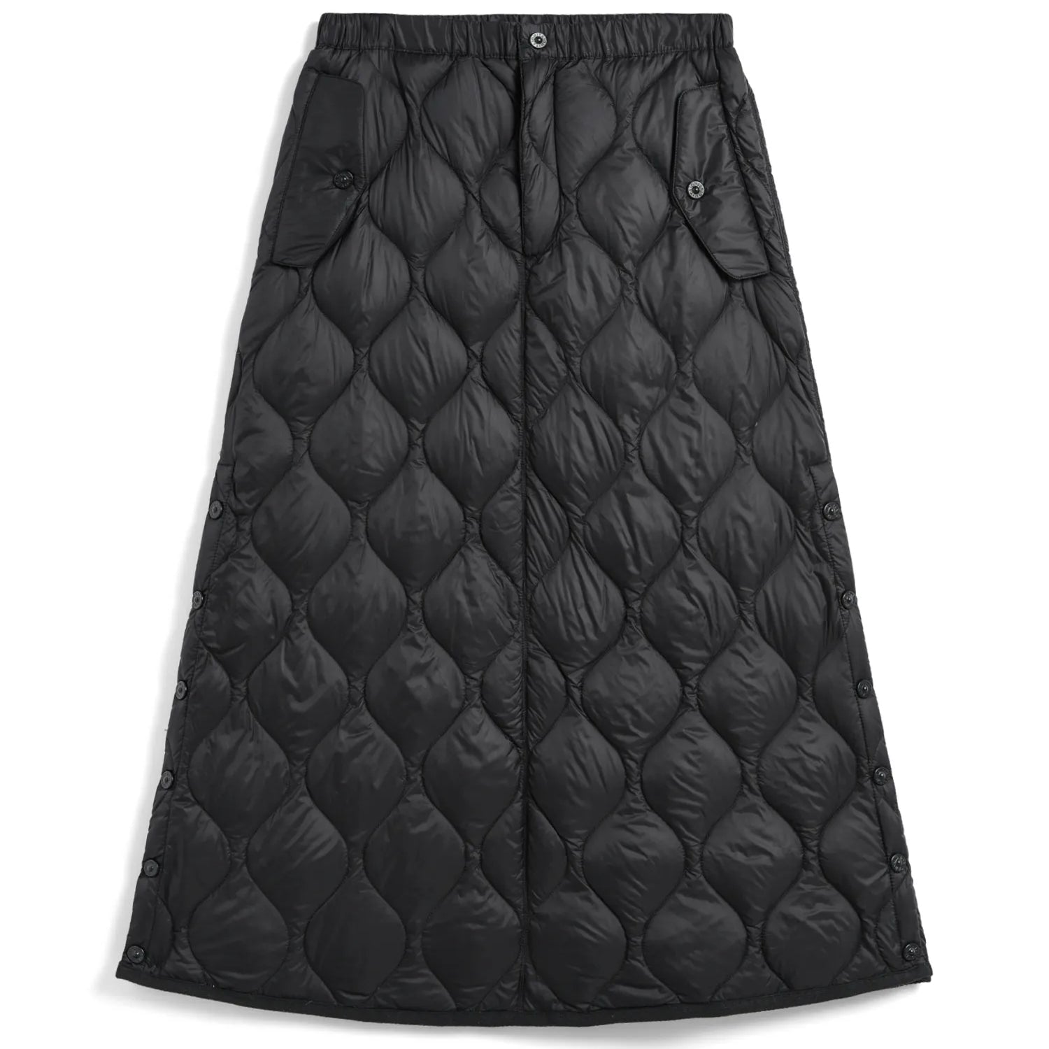 Women's Military Snap Button Down Skirt (Soft Shell)