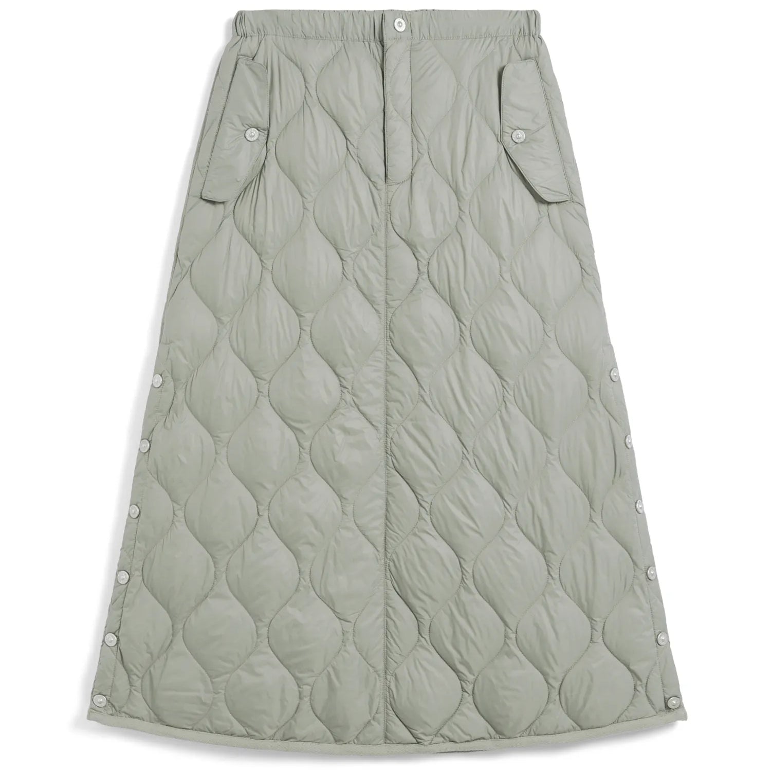 Women's Military Snap Button Down Skirt (Soft Shell)