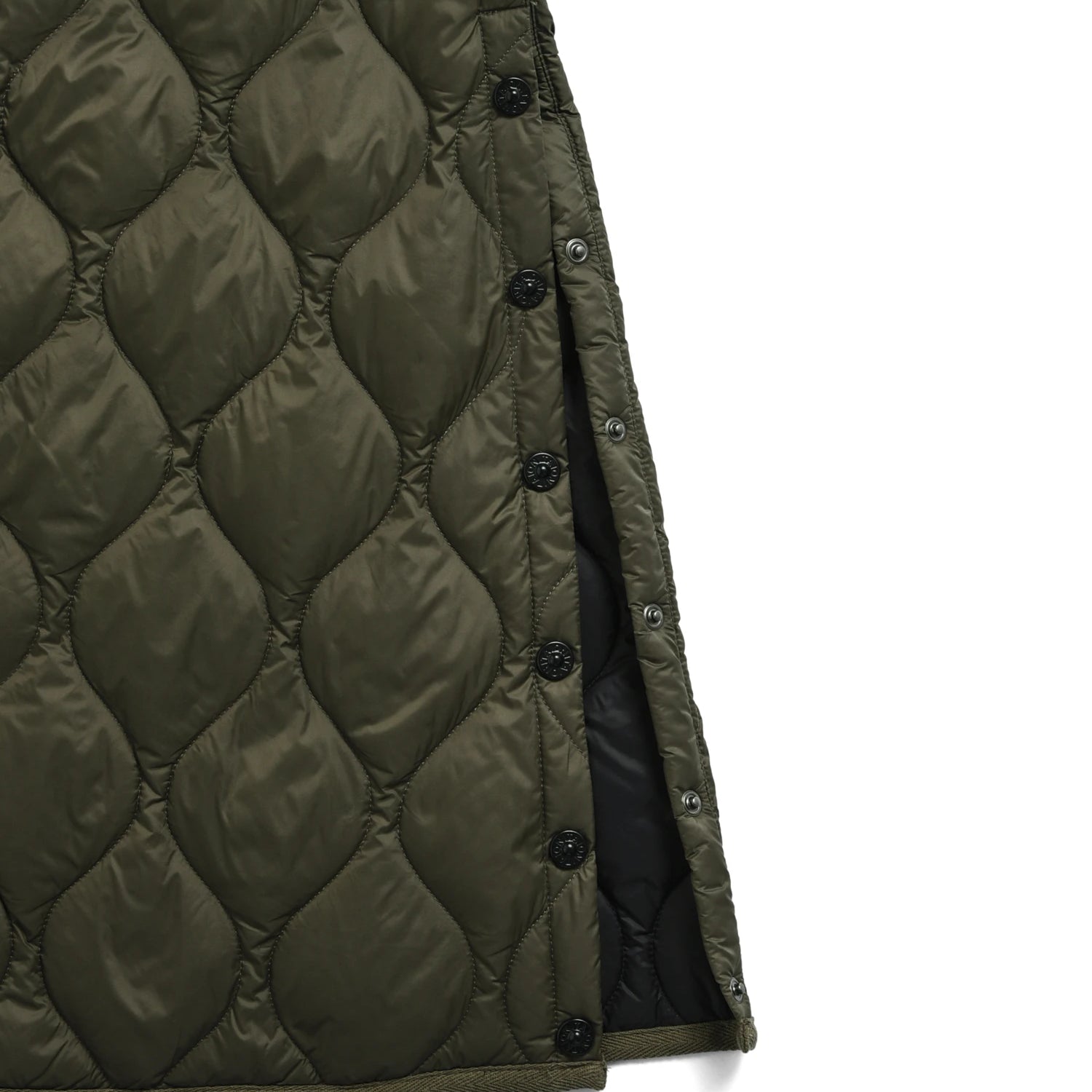 TAION Women's Military Snap Button Down Skirt (Soft Shell)